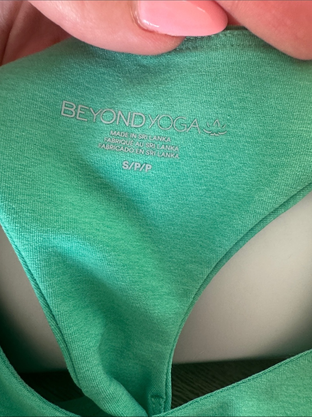 Beyond Yoga Mint Green Racerback Tank - Picture 2 of 3